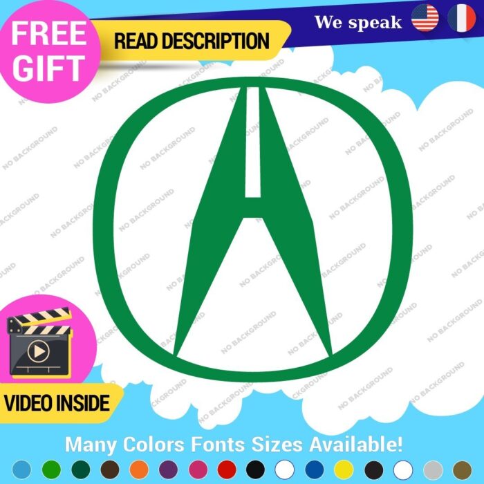 Fits Large Acura Decals Stickers Vinyl Integra RSX DC2 JDM TSX TLX RDX NSX Type - Image 24