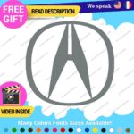 Fits Large Acura Decals Stickers Vinyl Integra RSX DC2 JDM TSX TLX RDX NSX Type - Image 25