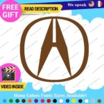 Fits Large Acura Decals Stickers Vinyl Integra RSX DC2 JDM TSX TLX RDX NSX Type - Image 4