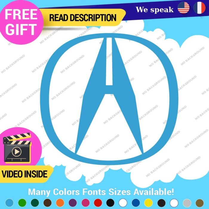 Fits Large Acura Decals Stickers Vinyl Integra RSX DC2 JDM TSX TLX RDX NSX Type - Image 5