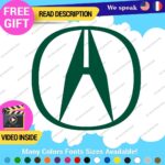 Fits Large Acura Decals Stickers Vinyl Integra RSX DC2 JDM TSX TLX RDX NSX Type - Image 6