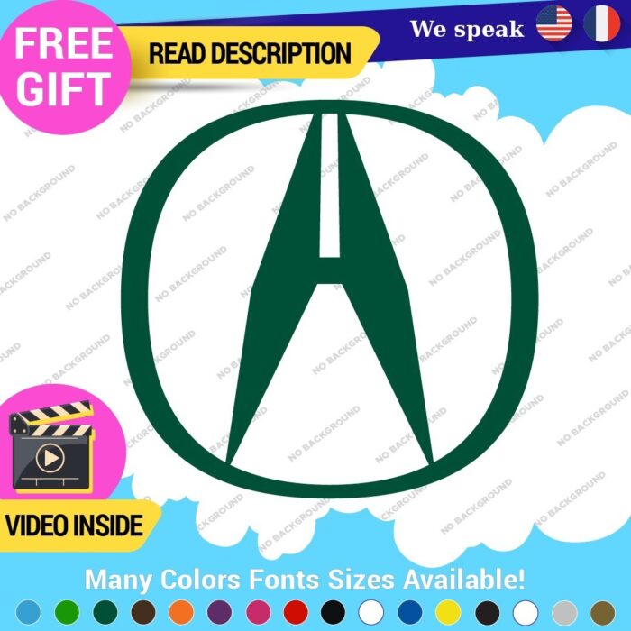 Fits Large Acura Decals Stickers Vinyl Integra RSX DC2 JDM TSX TLX RDX NSX Type - Image 6