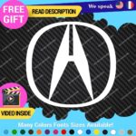 Fits Large Acura Decals Stickers Vinyl Integra RSX DC2 JDM TSX TLX RDX NSX Type - Image 8