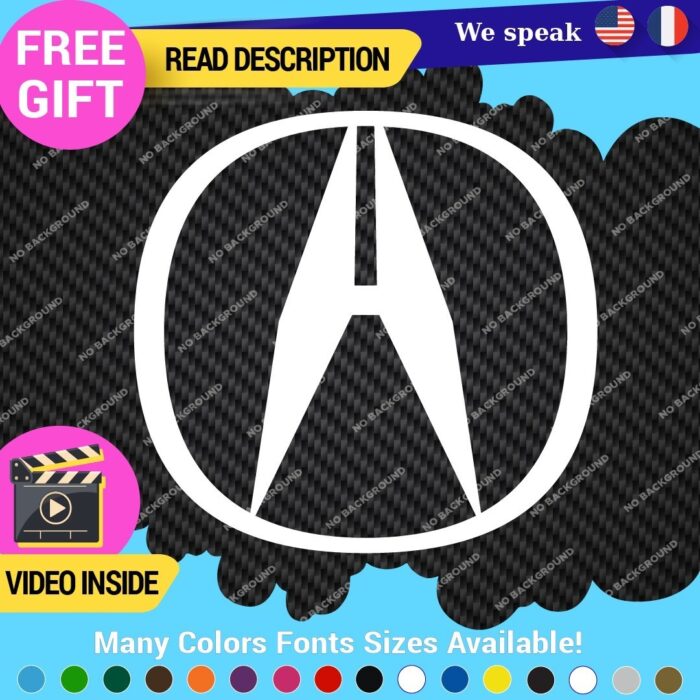 Fits Large Acura Decals Stickers Vinyl Integra RSX DC2 JDM TSX TLX RDX NSX Type - Image 8