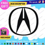 Fits Large Acura Decals Stickers Vinyl Integra RSX DC2 JDM TSX TLX RDX NSX Type - Image 9