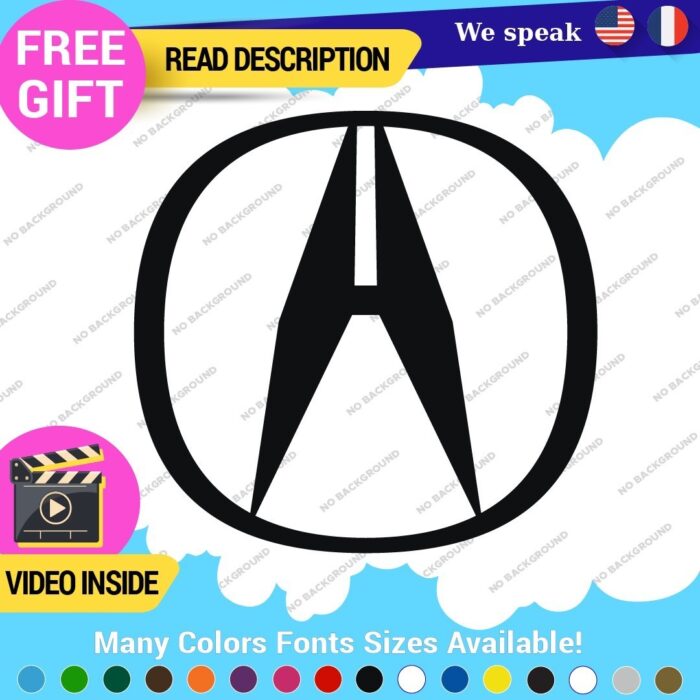 Fits Large Acura Decals Stickers Vinyl Integra RSX DC2 JDM TSX TLX RDX NSX Type - Image 9