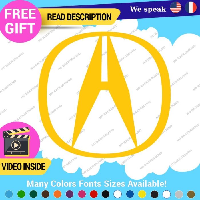 Fits Large Acura Decals Stickers Vinyl Integra RSX DC2 JDM TSX TLX RDX NSX Type - Image 10