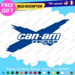Fits Large Can-Am Team Sticker Vinyl Decals Outlander Maverick Spyder Ryker ATV