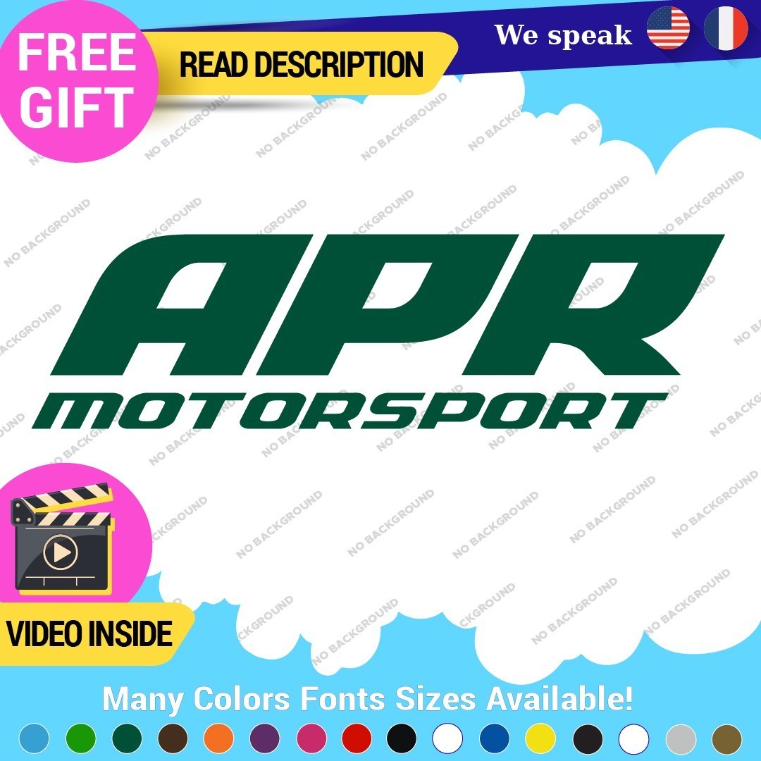 Fits APR Performance Decals Stickers Vinyl Stage III Tuning JDM Motorsport ABS - Image 26