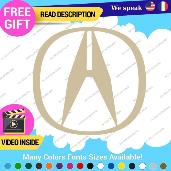 Fits Large Acura Decals Stickers Vinyl Integra RSX DC2 JDM TSX TLX RDX NSX Type - Image 27