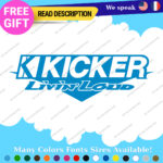 Fits Decal Kicker Audio Car Sound Stickers Speaker Subwoofers Amplifiers Car - Image 13