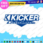 Fits Decal Kicker Audio Car Sound Stickers Speaker Subwoofers Amplifiers Car - Image 14