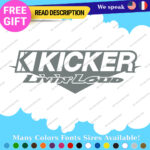 Fits Decal Kicker Audio Car Sound Stickers Speaker Subwoofers Amplifiers Car - Image 18