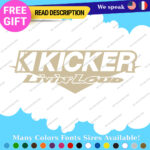 Fits Decal Kicker Audio Car Sound Stickers Speaker Subwoofers Amplifiers Car - Image 20