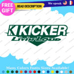 Fits Decal Kicker Audio Car Sound Stickers Speaker Subwoofers Amplifiers Car - Image 23