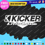 Fits Decal Kicker Audio Car Sound Stickers Speaker Subwoofers Amplifiers Car - Image 25