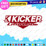 Fits Decal Kicker Audio Car Sound Stickers Speaker Subwoofers Amplifiers Car - Image 5