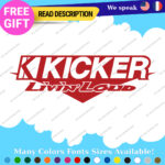 Fits Decal Kicker Audio Car Sound Stickers Speaker Subwoofers Amplifiers Car - Image 6