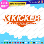 Fits Decal Kicker Audio Car Sound Stickers Speaker Subwoofers Amplifiers Car - Image 7