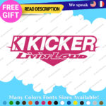 Fits Decal Kicker Audio Car Sound Stickers Speaker Subwoofers Amplifiers Car - Image 8