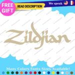 Fits Zildjian Cymbals Decals Stickers Vinyl Music Drum Bass Band Pearl Head Rock - Image 21