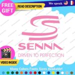 Ayrton Senna Driven Decal Sticker Vinyl Legend Formula Grand Prix Race Racing F1 - Image 27