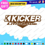 Fits Decal Kicker Audio Car Sound Stickers Speaker Subwoofers Amplifiers Car - Image 27