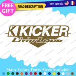 Fits Decal Kicker Audio Car Sound Stickers Speaker Subwoofers Amplifiers Car - Image 26