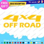 Fits 4X4 Off Road Decals Stickers Vinyl Truck Bedside Chevy Silverado GMC Sierr - Image 3