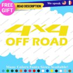 Fits 4X4 Off Road Decals Stickers Vinyl Truck Bedside Chevy Silverado GMC Sierr - Image 4