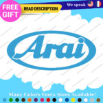 Fits Arai Helmet Stickers Decal Motorcycles Japan Visor Genuine Racing Bike Moto - Image 13