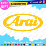 Fits Arai Helmet Stickers Decal Motorcycles Japan Visor Genuine Racing Bike Moto - Image 16