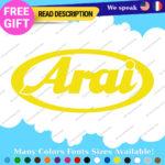 Fits Arai Helmet Stickers Decal Motorcycles Japan Visor Genuine Racing Bike Moto - Image 17