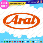 Fits Arai Helmet Stickers Decal Motorcycles Japan Visor Genuine Racing Bike Moto - Image 19