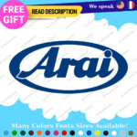 Fits Arai Helmet Stickers Decal Motorcycles Japan Visor Genuine Racing Bike Moto - Image 23