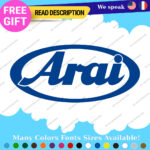 Fits Arai Helmet Stickers Decal Motorcycles Japan Visor Genuine Racing Bike Moto - Image 25