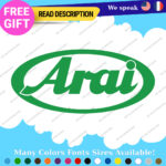 Fits Arai Helmet Stickers Decal Motorcycles Japan Visor Genuine Racing Bike Moto - Image 7