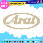 Fits Arai Helmet Stickers Decal Motorcycles Japan Visor Genuine Racing Bike Moto - Image 9