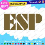 Fits ESP Guitar Stickers Decal Vinyl Headstock Neck Head Amp Case Rock Group MOP - Image 12