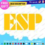 Fits ESP Guitar Stickers Decal Vinyl Headstock Neck Head Amp Case Rock Group MOP - Image 15