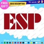 Fits ESP Guitar Stickers Decal Vinyl Headstock Neck Head Amp Case Rock Group MOP - Image 17