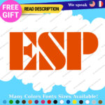 Fits ESP Guitar Stickers Decal Vinyl Headstock Neck Head Amp Case Rock Group MOP - Image 19