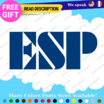 Fits ESP Guitar Stickers Decal Vinyl Headstock Neck Head Amp Case Rock Group MOP - Image 24