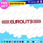 Fits Eurolite Decals Sticker Vinyl Headlamp Bulb Xenon Fusion Plasma Cristal Set - Image 17