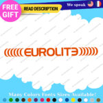 Fits Eurolite Decals Sticker Vinyl Headlamp Bulb Xenon Fusion Plasma Cristal Set - Image 19