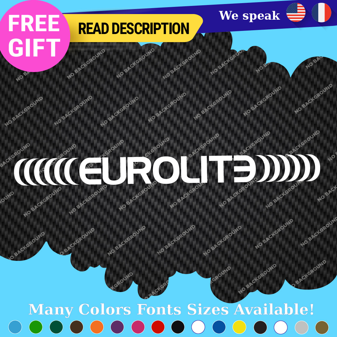 Fits Eurolite Decals Sticker Vinyl Headlamp Bulb Xenon Fusion Plasma Cristal Set 297353865138 Fits Eurolite Decals Sticker Vinyl Headlamp Bulb Xenon Fusion Plasma Cristal Set - Image 1