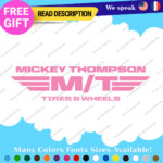 Fits MICKEY THOMPSON Decals Stickers Vinyl Tires Wheels Baja Boss Classic Rims - Image 10