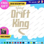 Drift King Decal Sticker Vinyl Illest Race Tunning Turbo JDM Car Lowered Turbo - Image 21