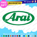 Fits Arai Helmet Stickers Decal Motorcycles Japan Visor Genuine Racing Bike Moto - Image 27