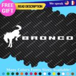 Fits Large Bronco Decals Stickers Vinyl Fender Side Hood Horse Sport Ford Door - Image 26